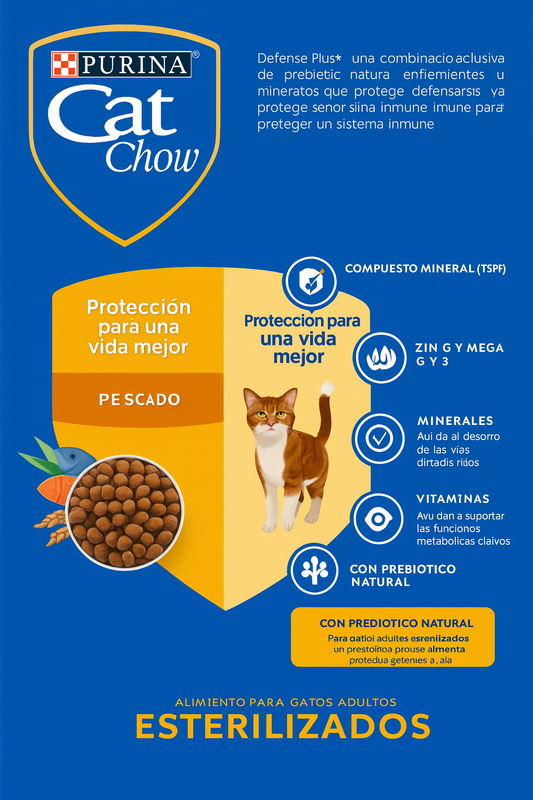 Cat Chow Esterilizados